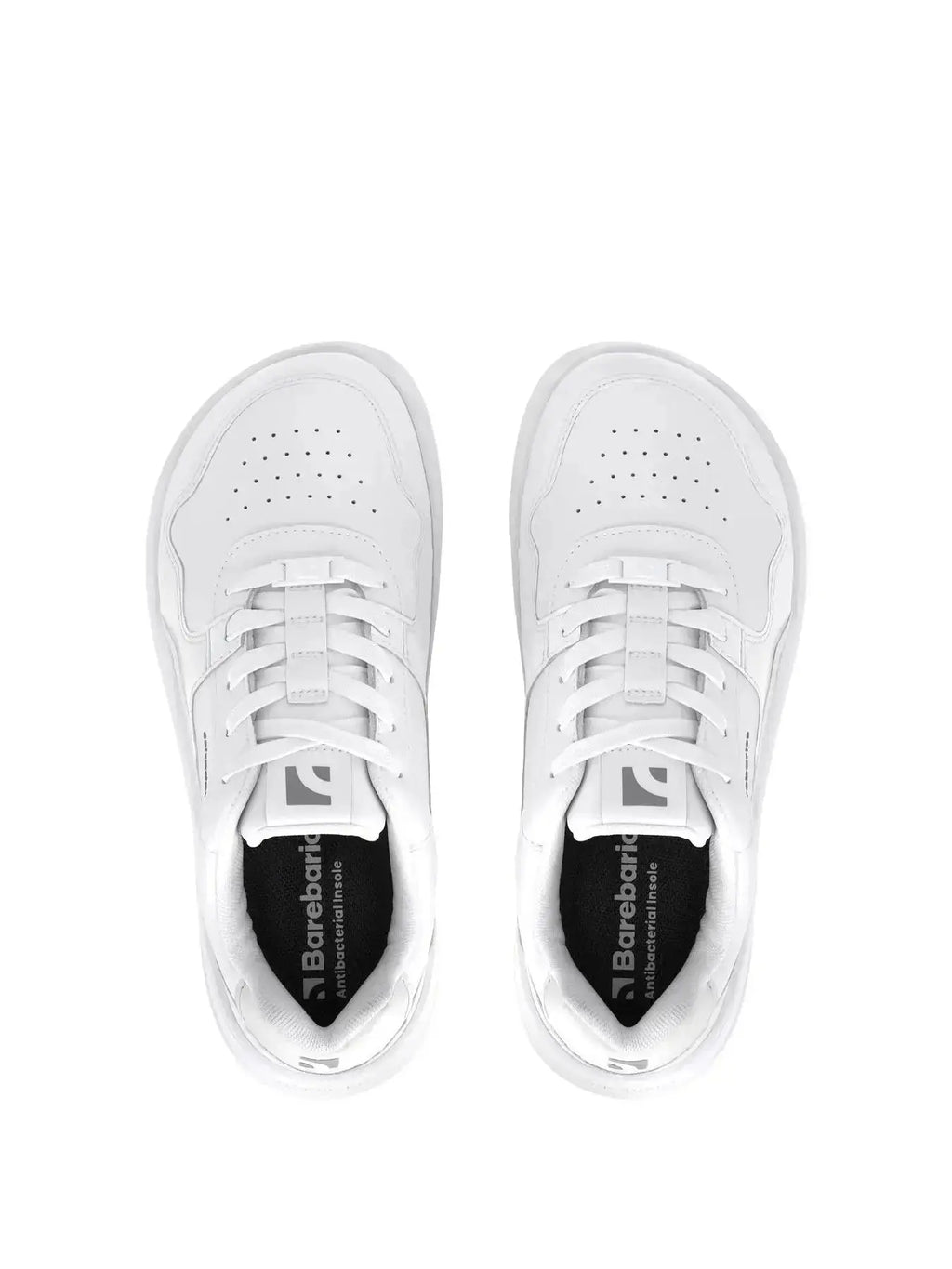 Barebarics - Zing Tout Blanc - Cuir - Chaussures barefoot