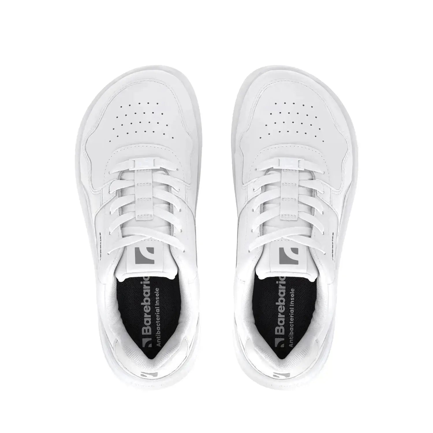 Barebarics - Zing Tout Blanc - Cuir - Chaussures barefoot