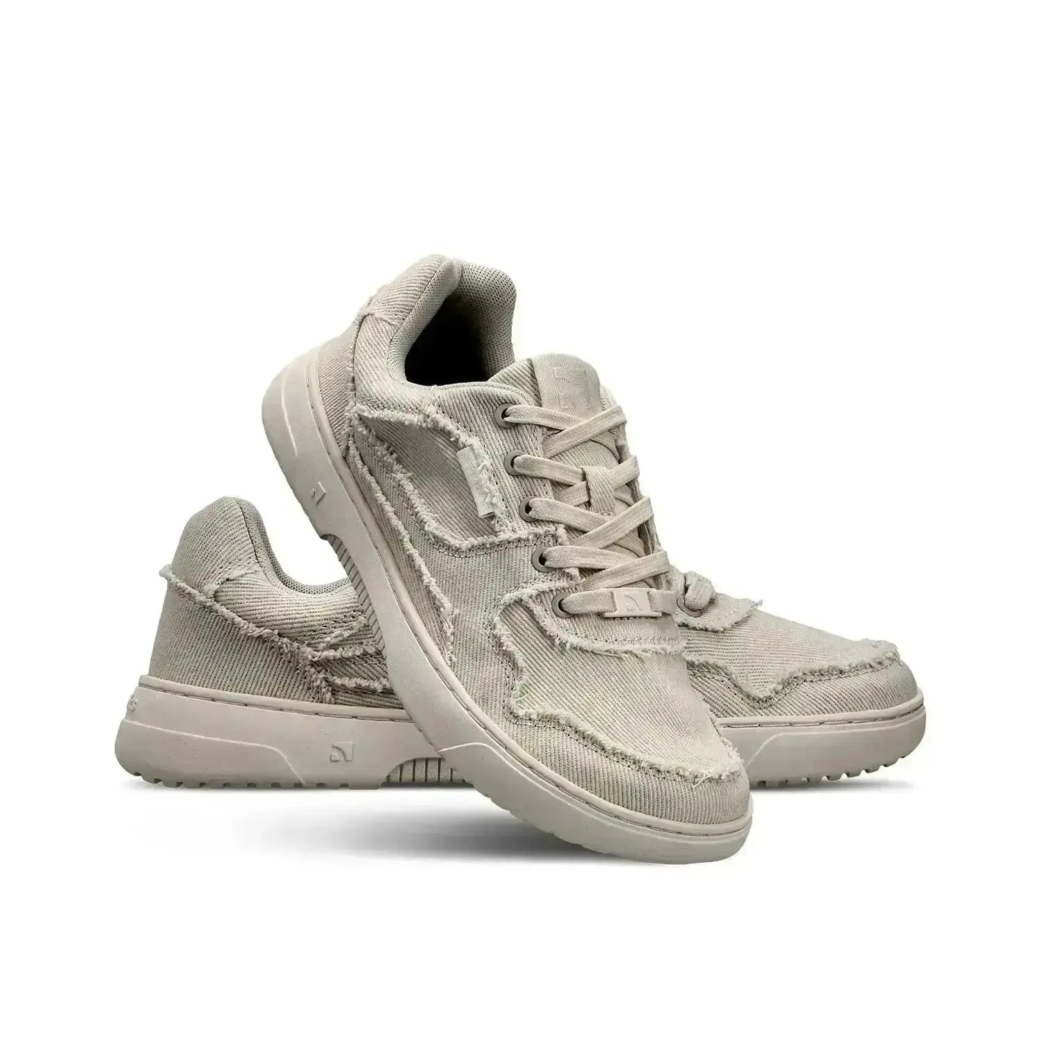 Barebarics - Zing Cream White Denim - Chaussures barefoot