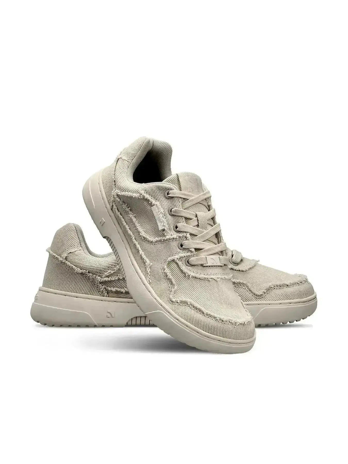Barebarics - Zing Cream White Denim - Chaussures barefoot