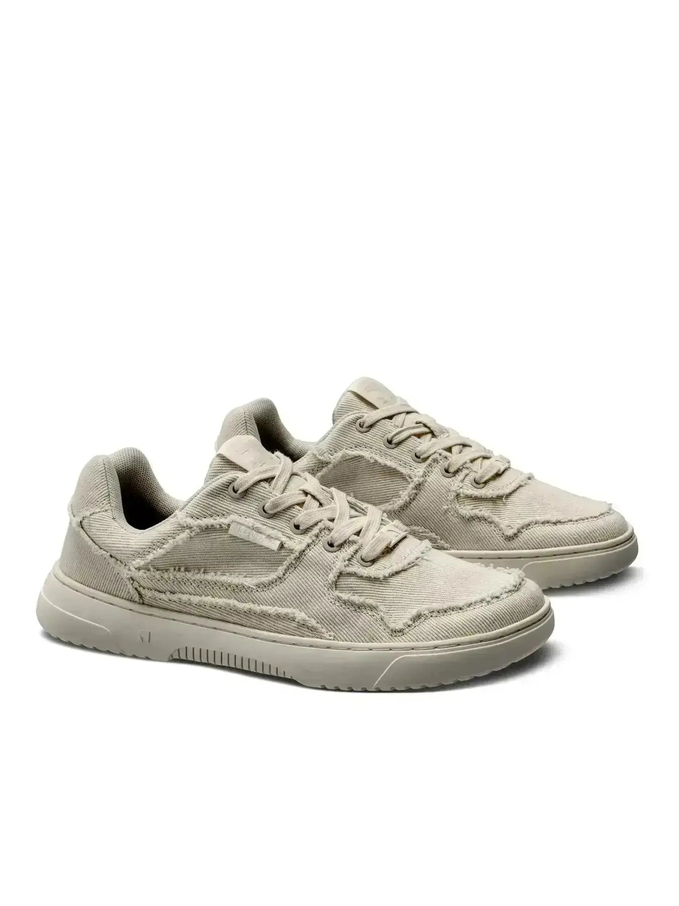 Barebarics - Zing Cream White Denim - Chaussures barefoot