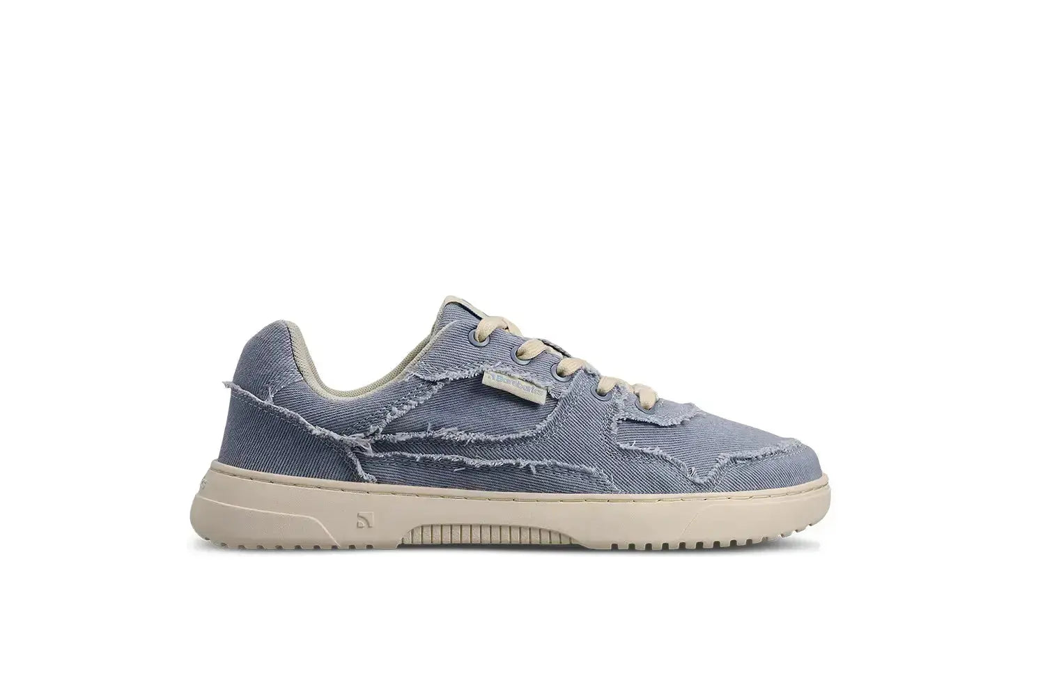 Barebarics - Zing Denim Light Blue - Baskets barefoot unisex bleues en toile denim
