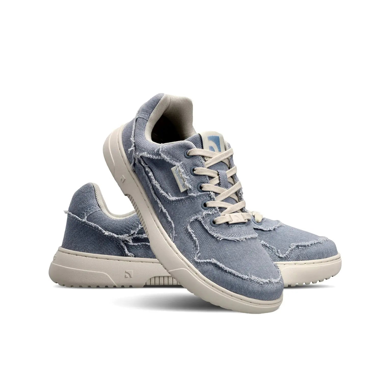 Barebarics - Zing Denim Light Blue - Zapatillas barefoot unisex azules de tela vaquera