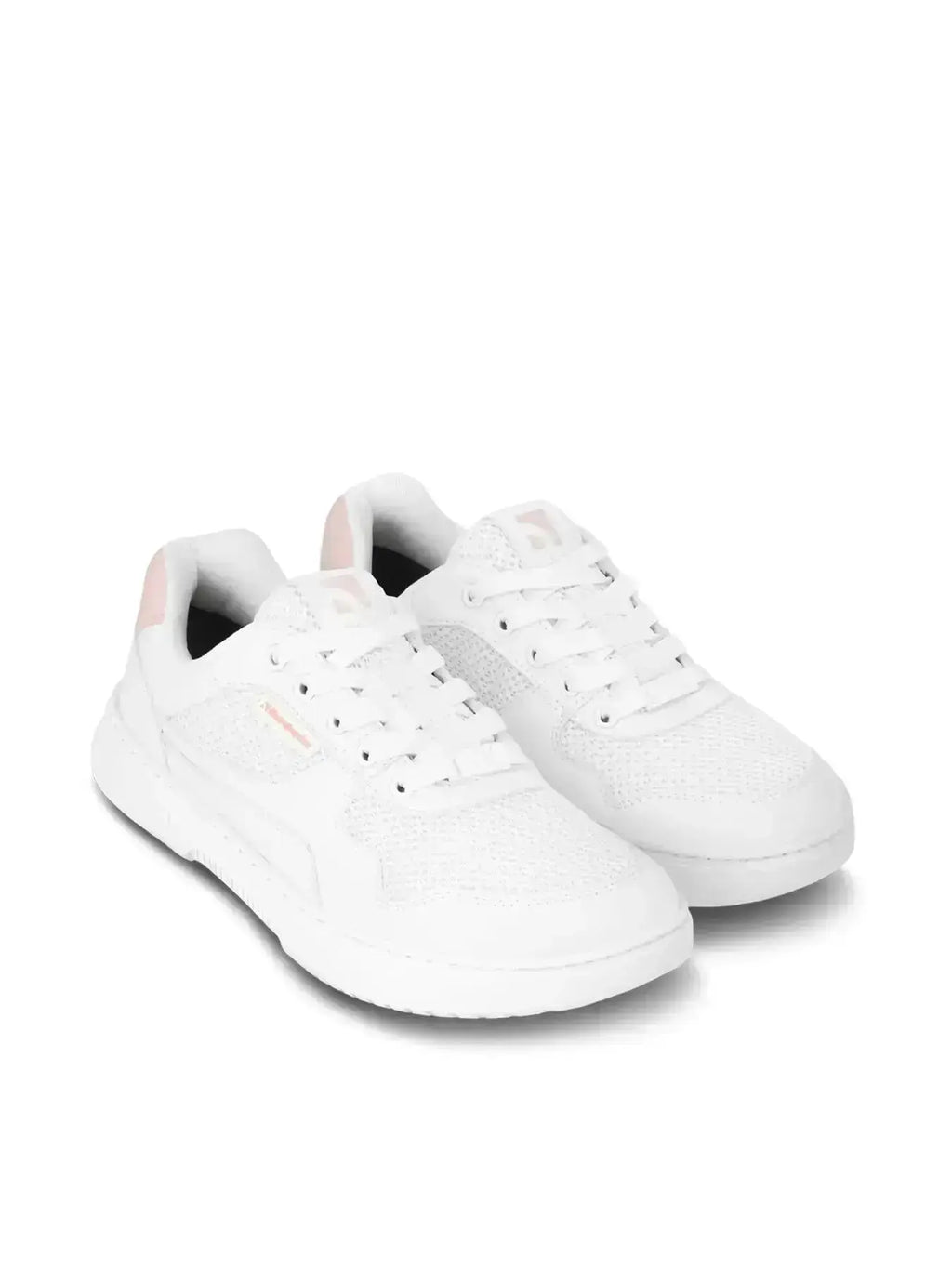 Barebarics - Zing Fresh White & Coral Pink - Zapatillas barefoot frescas unisex rosas
