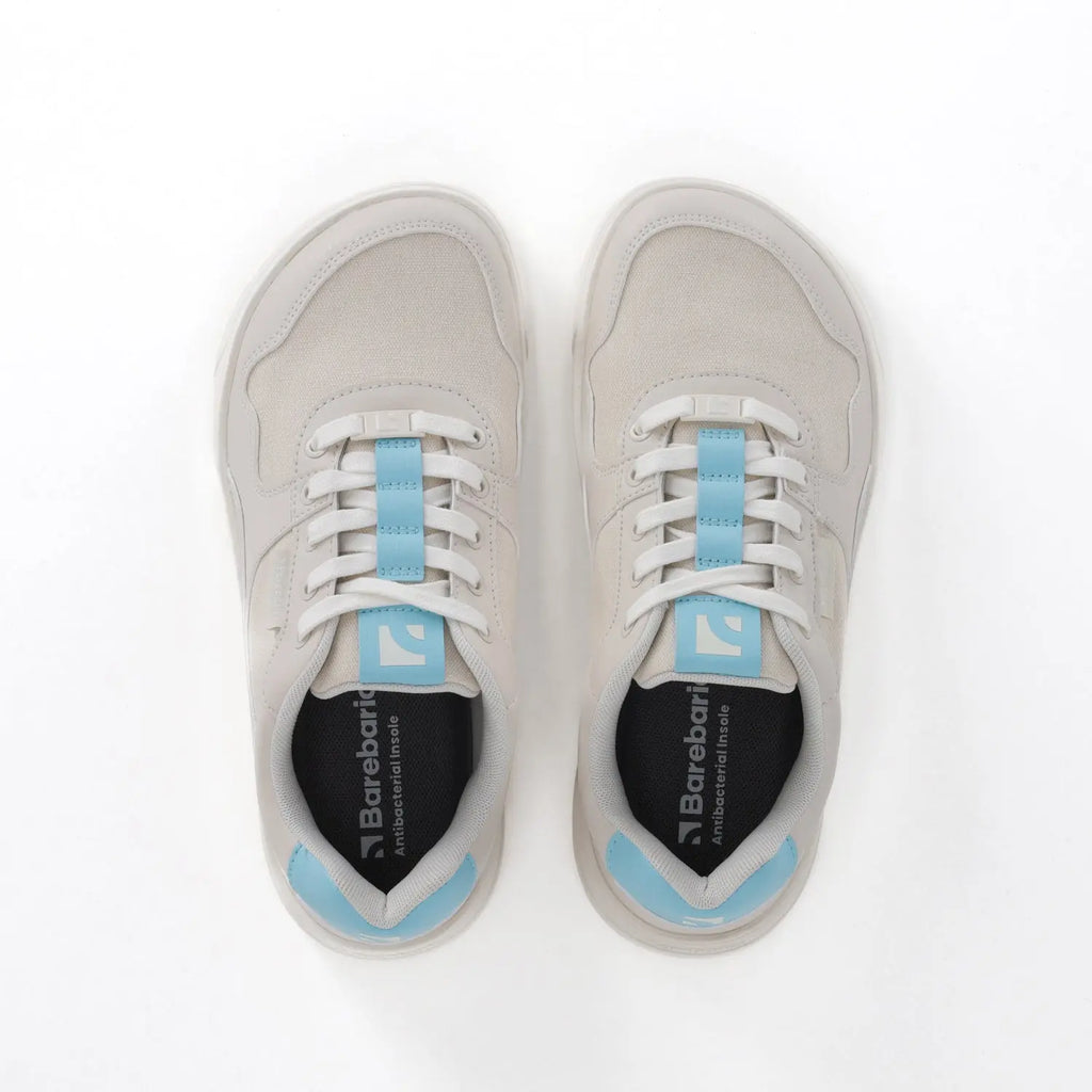 Barebarics - Zing Off White & Blue - Deportivas barefoot