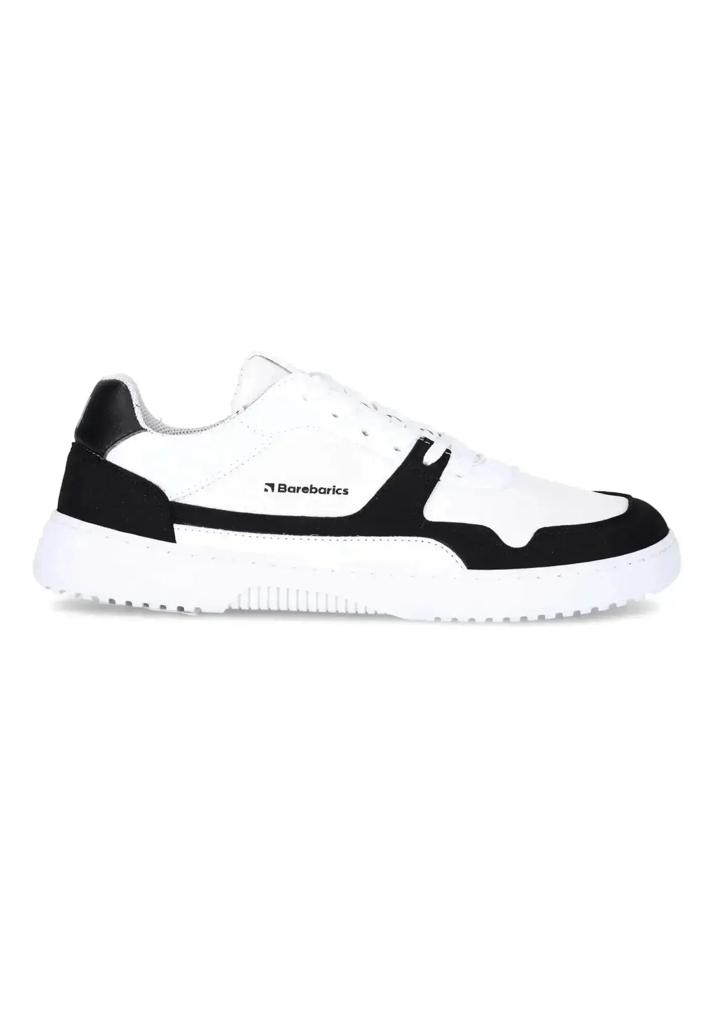 Barebarics - Zing White & Black - Zapatillas barefoot unisex blanco y negro