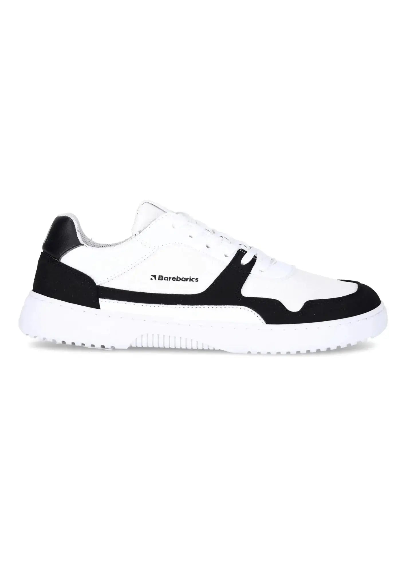 Barebarics - Zing White & Black - Zapatillas barefoot unisex blanco y negro
