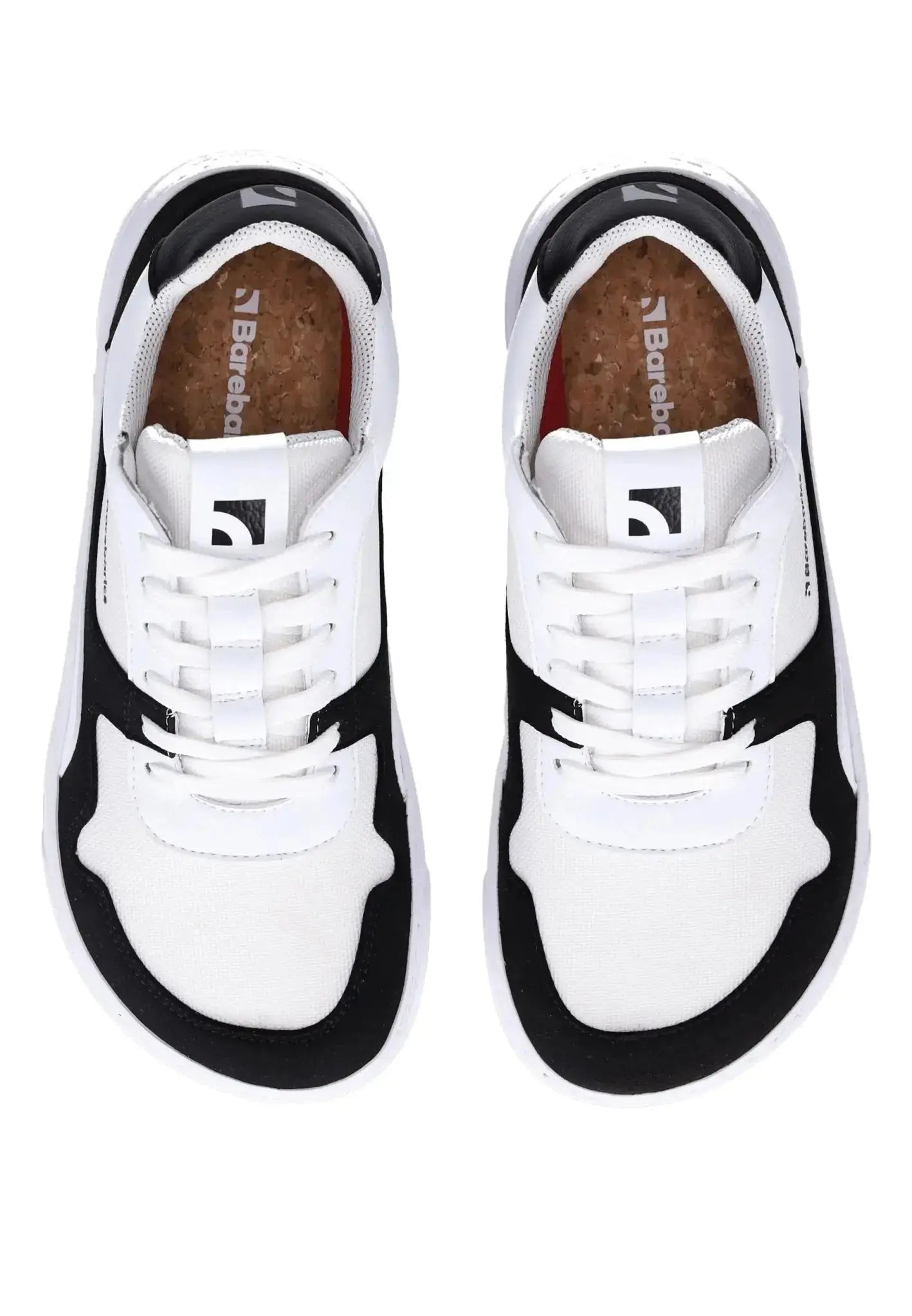 Barebarics - Zing White & Black - Zapatillas barefoot unisex blanco y negro