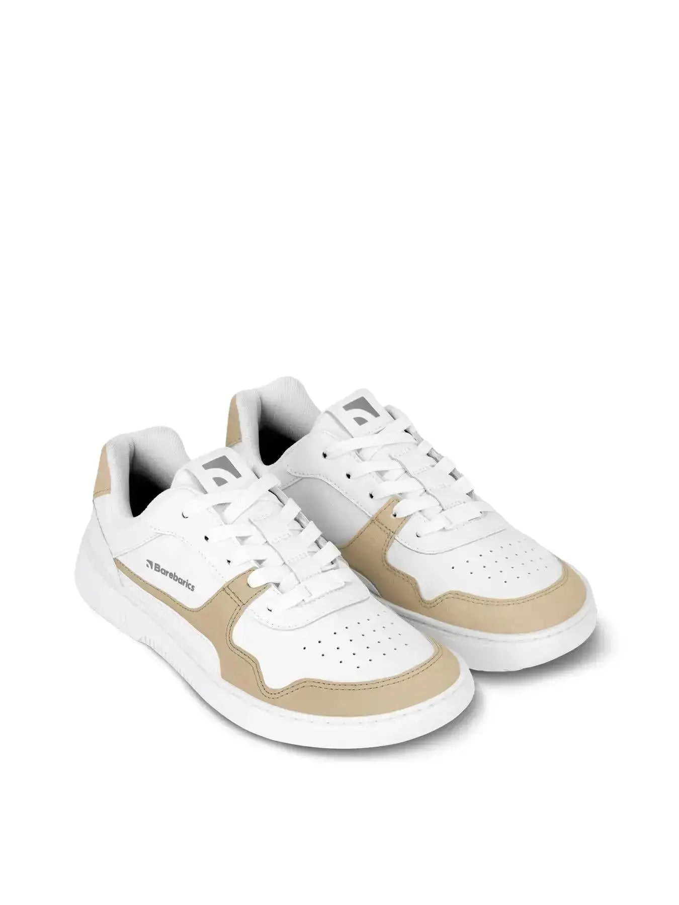 Barebarics - Zing Blanc & Crème Cuir - Chaussures barefoot