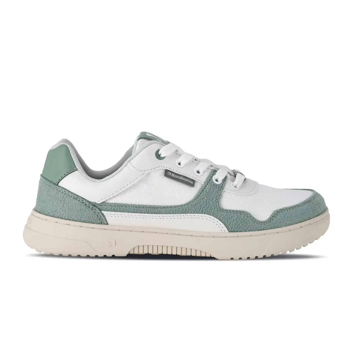 Barebarics - Zing White & Green - Zapatillas barefoot unisex blanco y verde