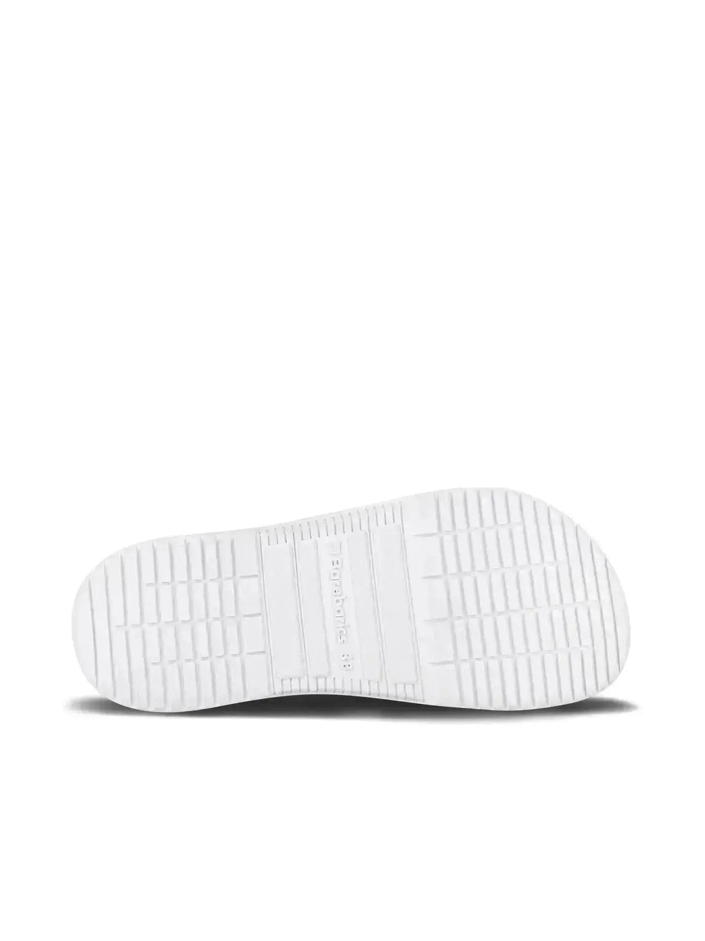 Barebarics - Zing White & Light Grey Leather - Zapatillas barefoot unisex blanco y gris claro