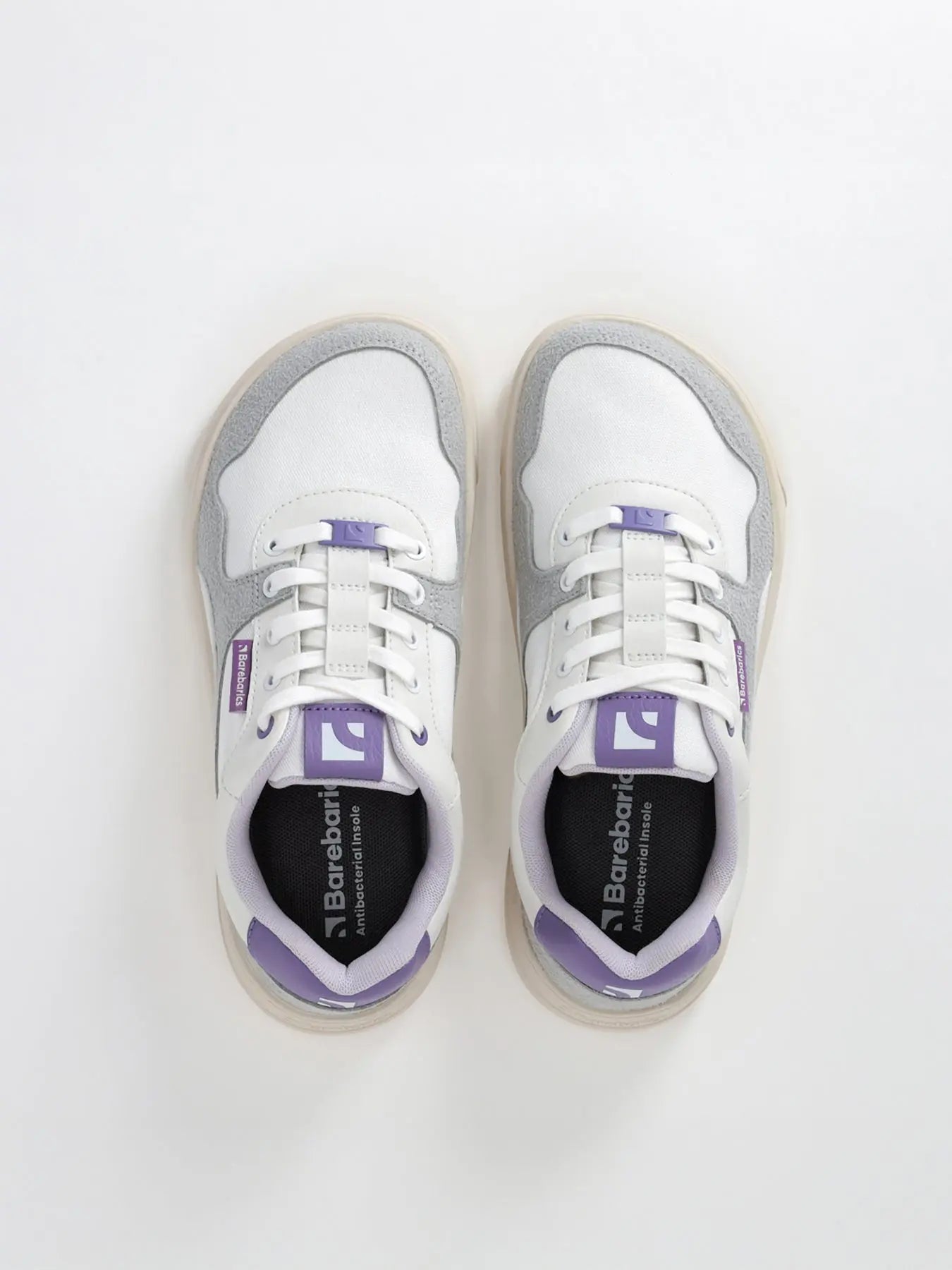 Barebarics - Zing White & Purple - Deportivas barefoot
