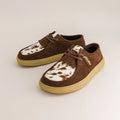 Fleeters Avocado Pony & Chocolate - Zapatos Barefoot Wallabee