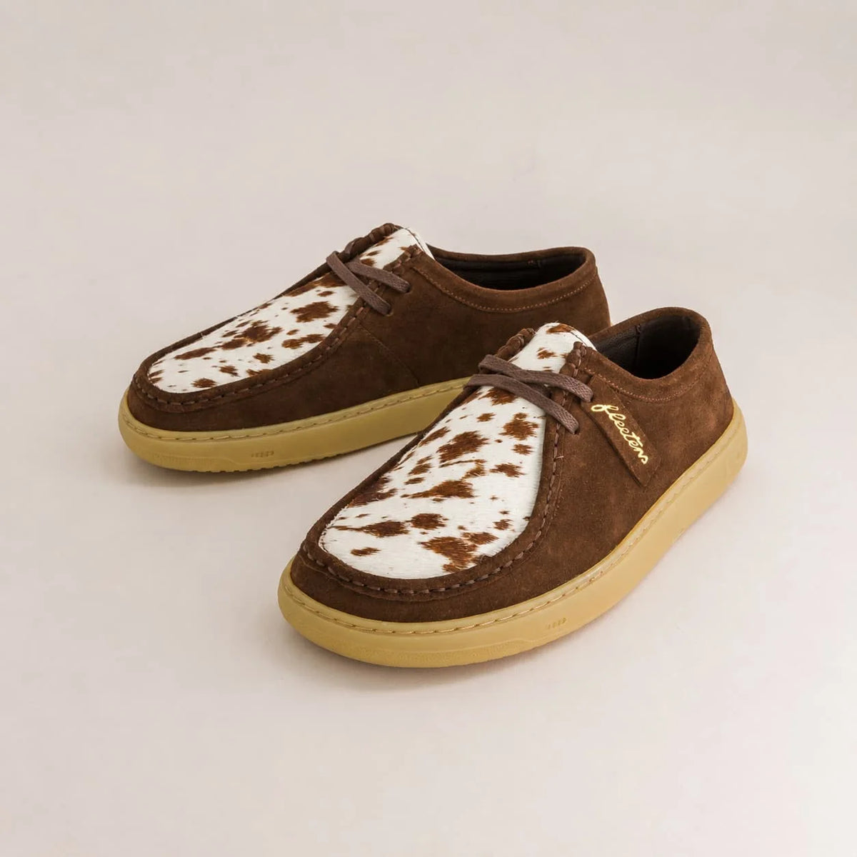 Fleeters Avocado Pony & Chocolate - Zapatos Barefoot Wallabee