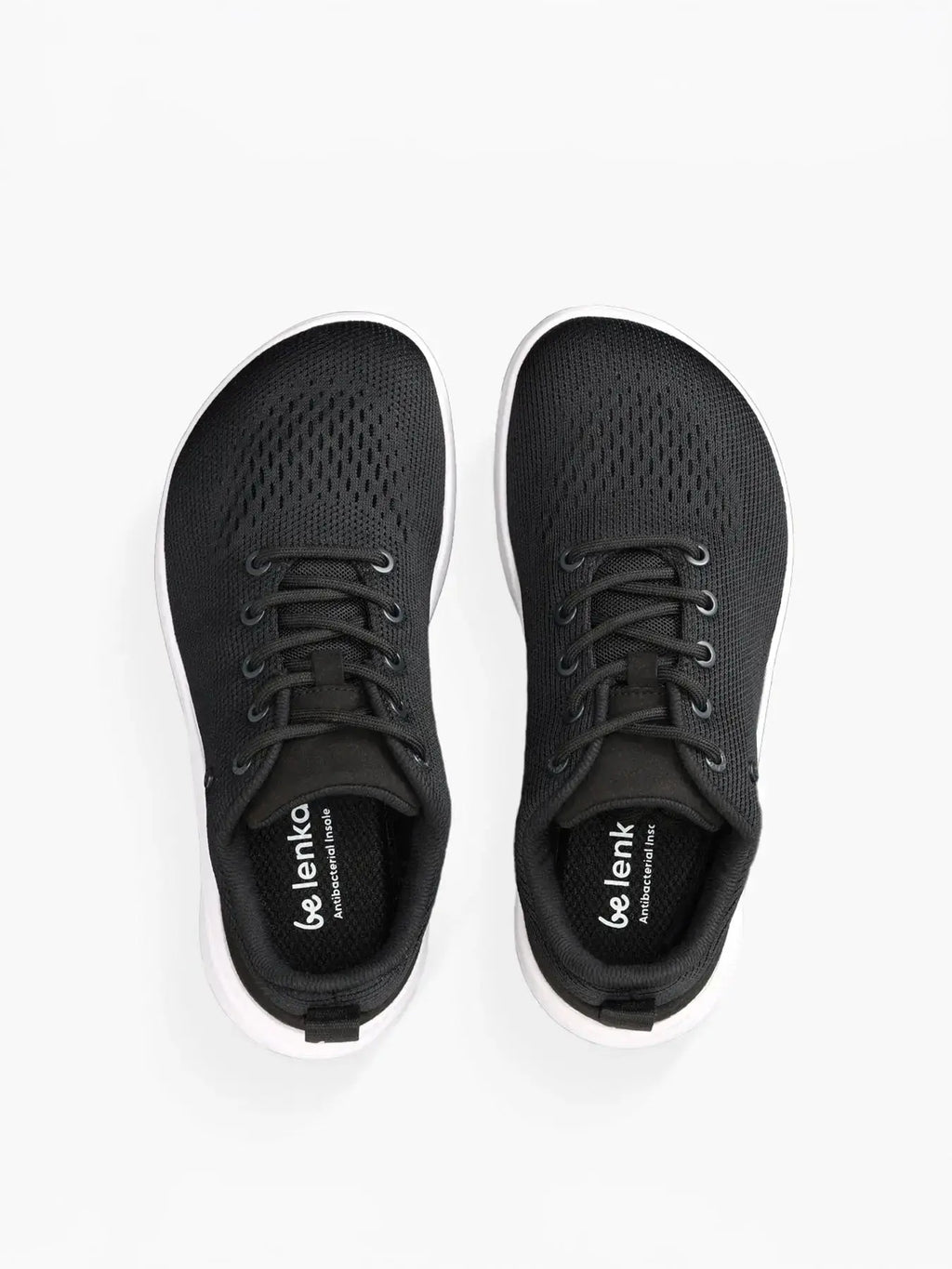 Be Lenka - Aerra Black & White - Zapatillas de transición al barefoot unisex negras