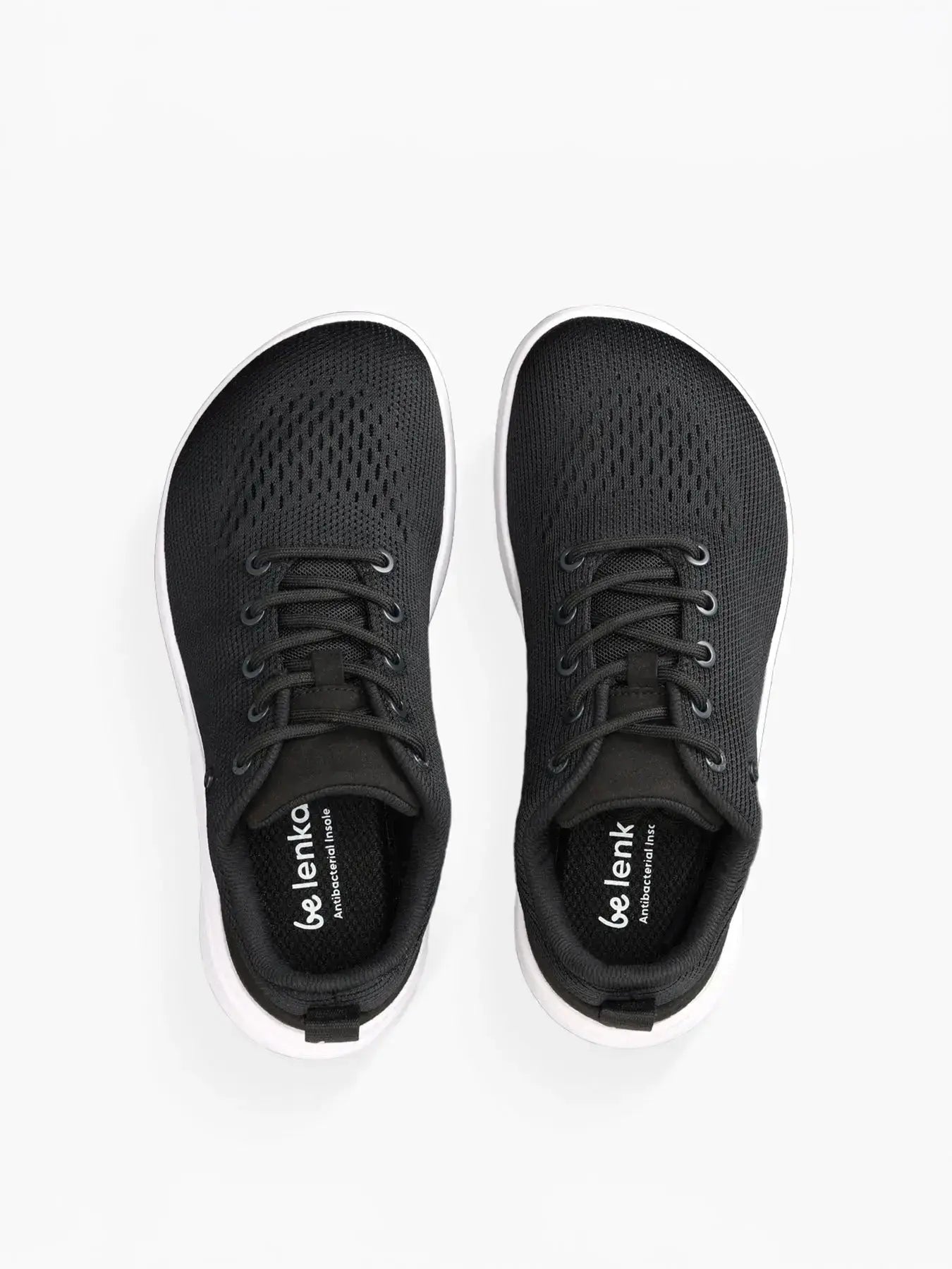 Be Lenka - Aerra Black & White - Zapatillas de transición al barefoot unisex negras
