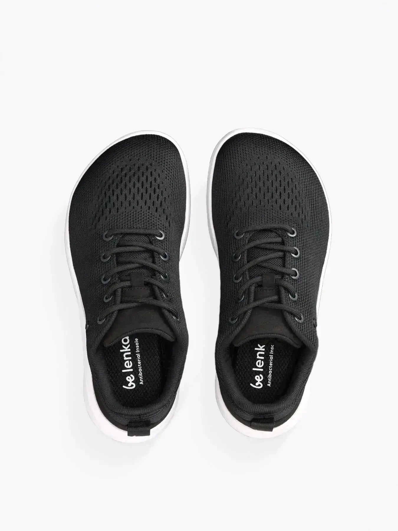 Be Lenka - Aerra Black & White - Zapatillas de transición al barefoot unisex negras