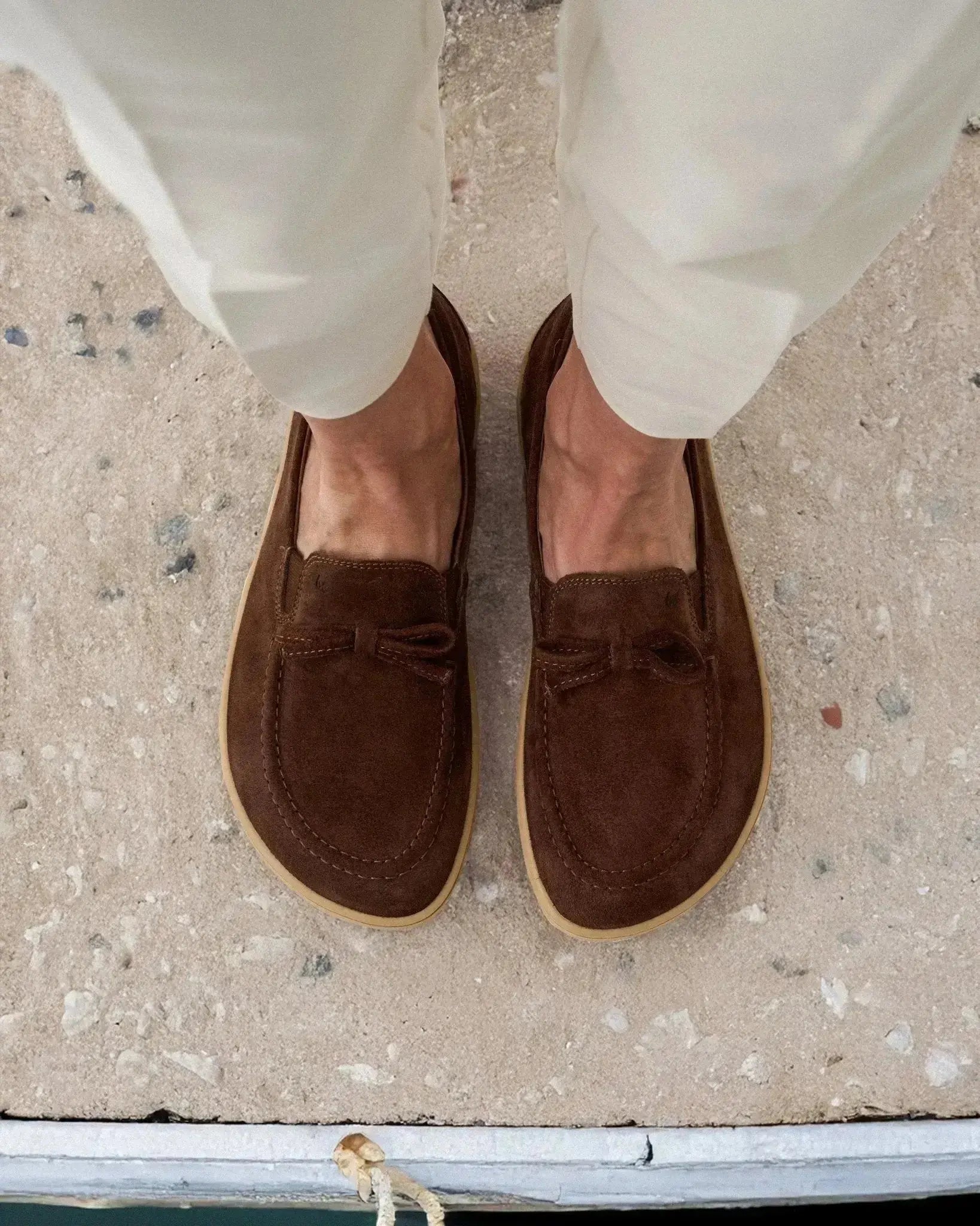 Be Lenka - Aphrodite Dark Brown - Mocasines barefoot para mujer marrones