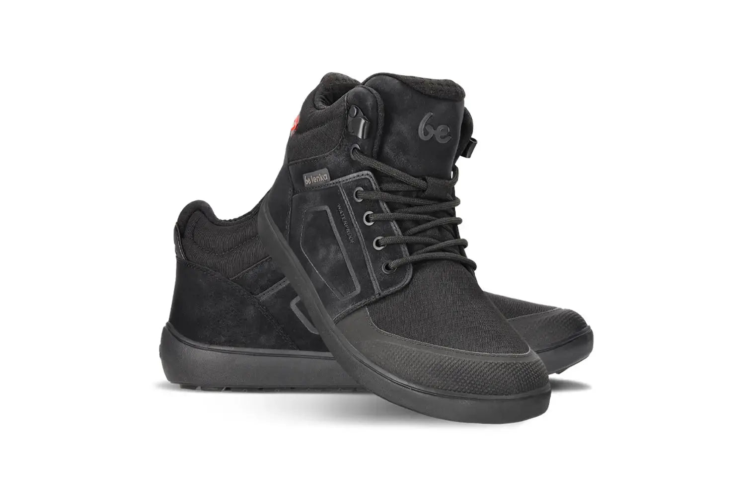 Be Lenka - ArcticEdge Noir - Bottes barefoot imperméables