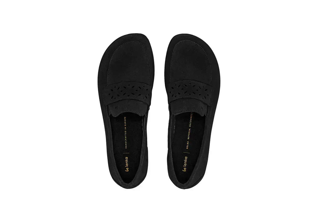 Be Lenka - Bianca All Black - Mocasines Barefoot para mujer