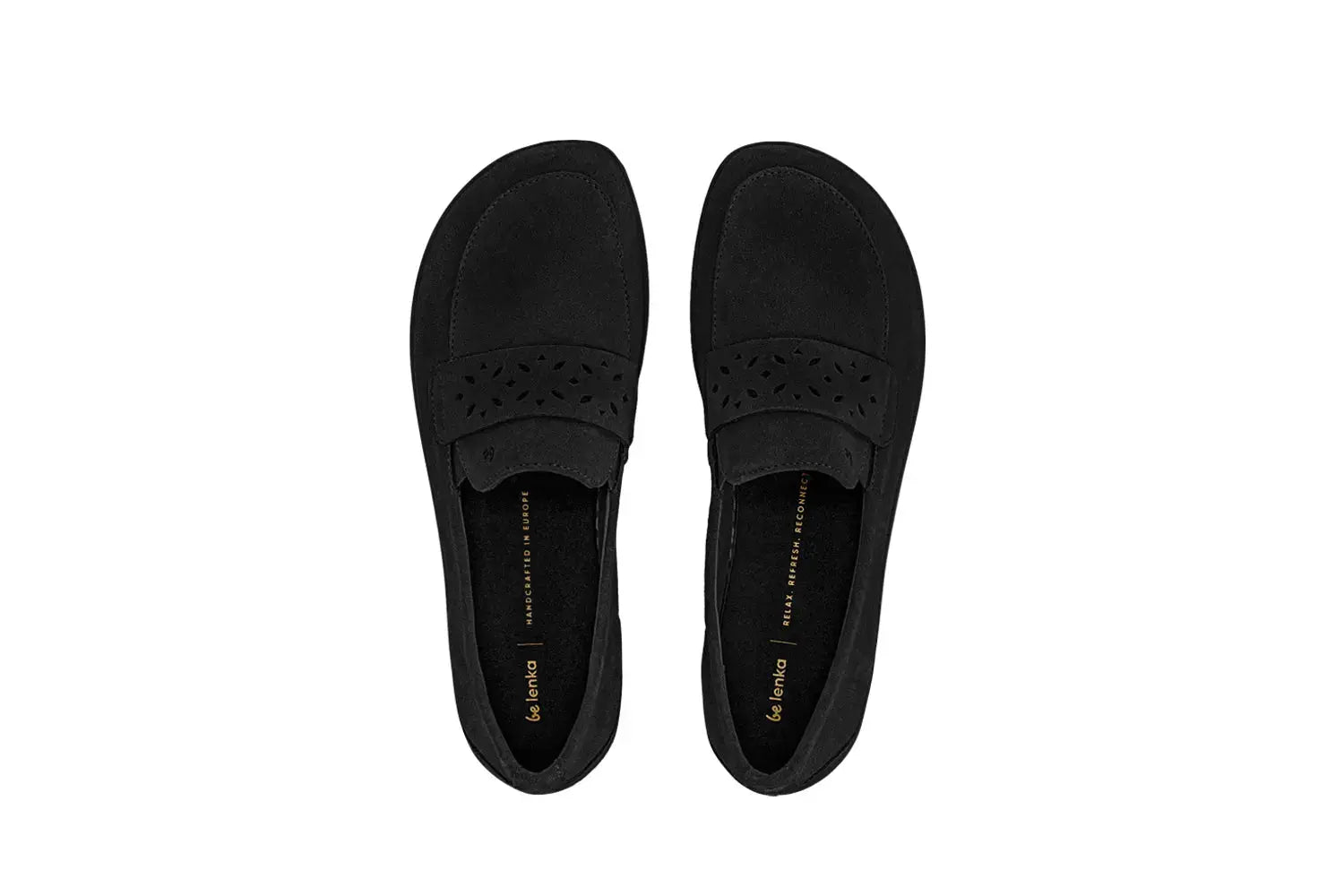 Be Lenka - Bianca All Black - Mocasines Barefoot para mujer