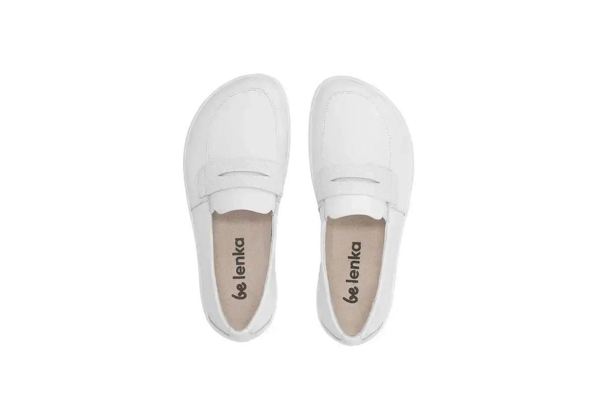 Be Lenka - Buena All White - Mocasines barefoot