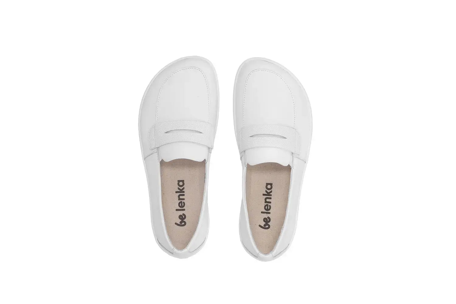 Be Lenka - Buena All White - Mocasines barefoot
