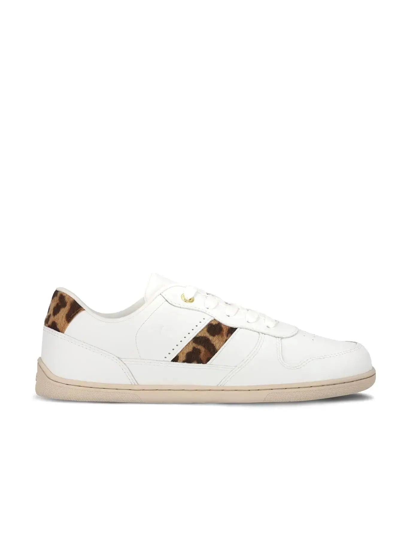 Be Lenka - Cellestia White & Leopard - Zapatillas barefoot para mujer blanco y leopardo