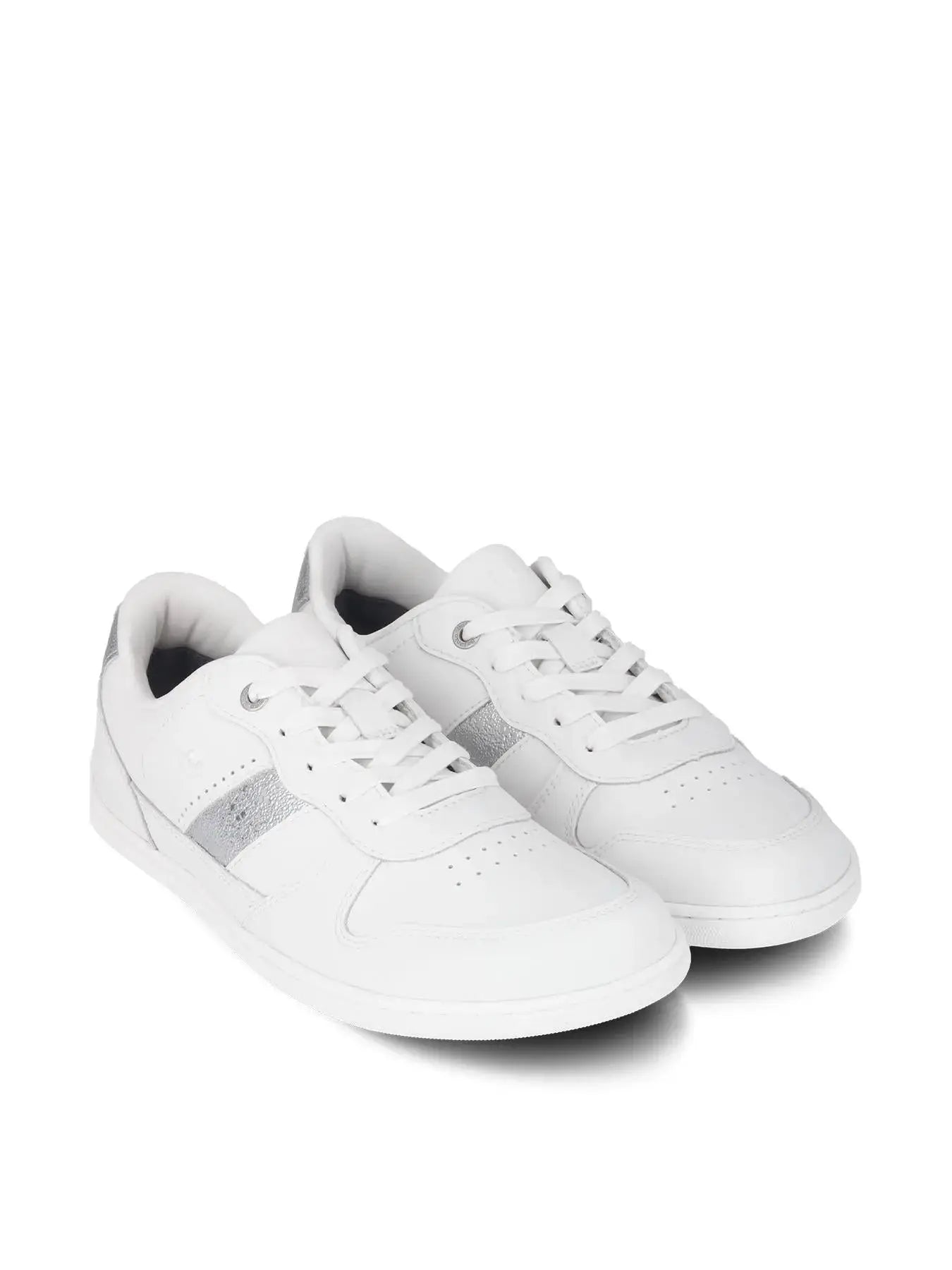 Be Lenka - Cellestia White & Silver - Zapatillas barefoot unisex blanco y plateado