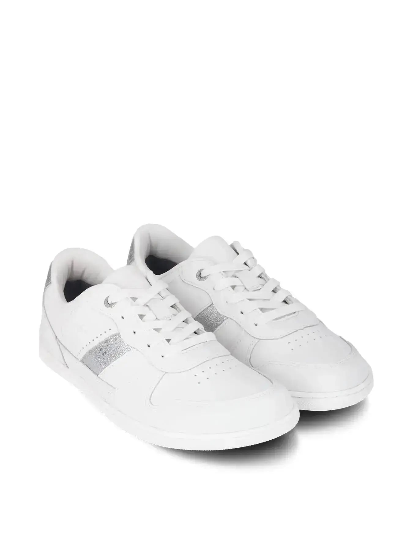 Be Lenka - Cellestia White & Silver - Zapatillas barefoot unisex blanco y plateado
