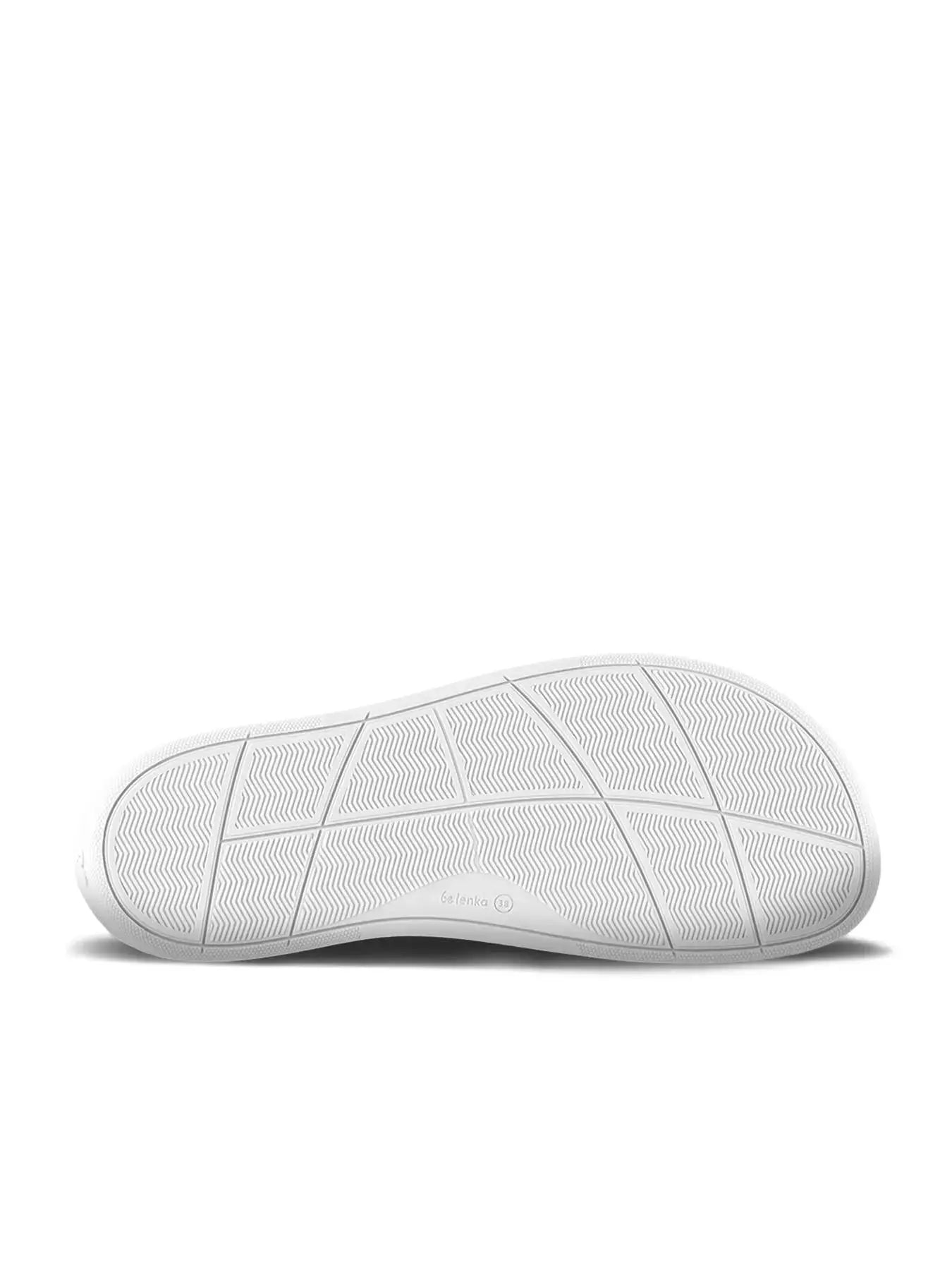 Be Lenka - Cellestia White & Silver - Zapatillas barefoot unisex blanco y plateado