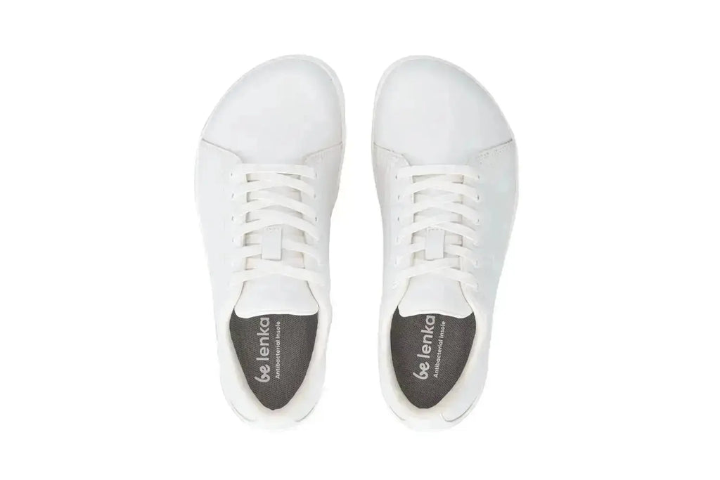 Be Lenka - Core All White - Zapatillas barefoot unisex blancas