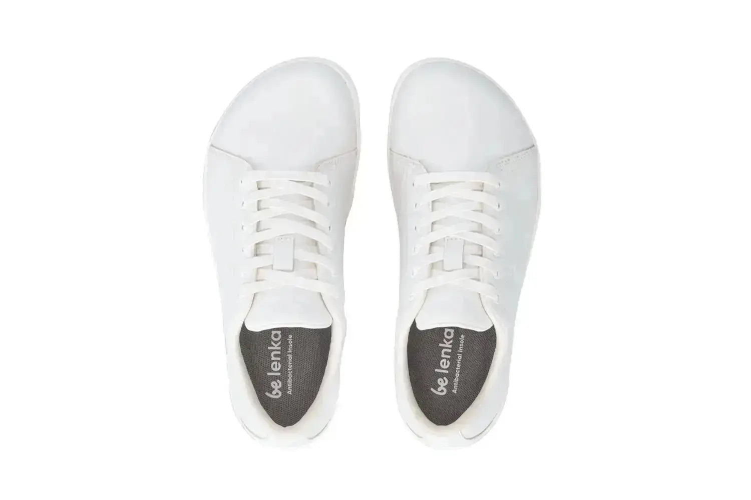 Be Lenka - Core All White - Zapatillas barefoot unisex blancas