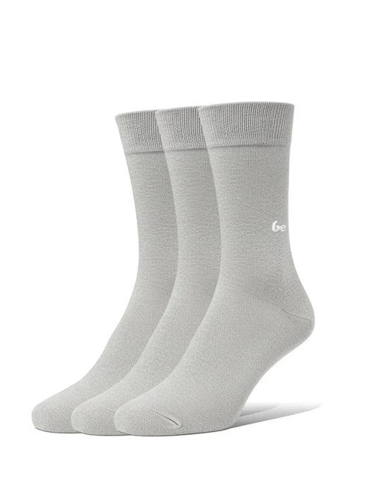 Be Lenka - Crew Essentials Grey 3 pack - Calcetines barefoot