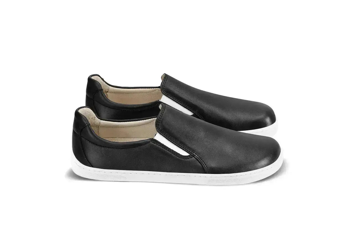 Be Lenka - Eazy Neo Black & White - Slip-ons barefoot negras