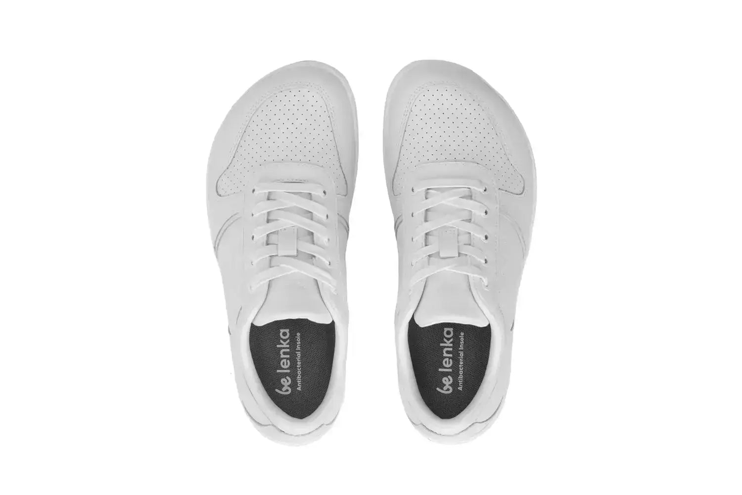 Be Lenka - Echo All White - Zapatillas barefoot unisex blancas