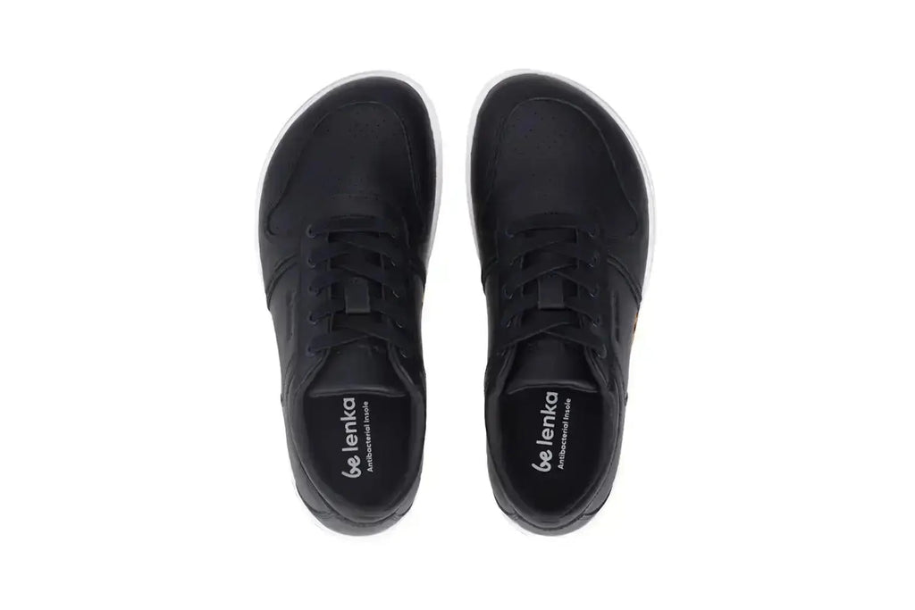 Be Lenka - Echo Black & White - Zapatillas barefoot unisex negras