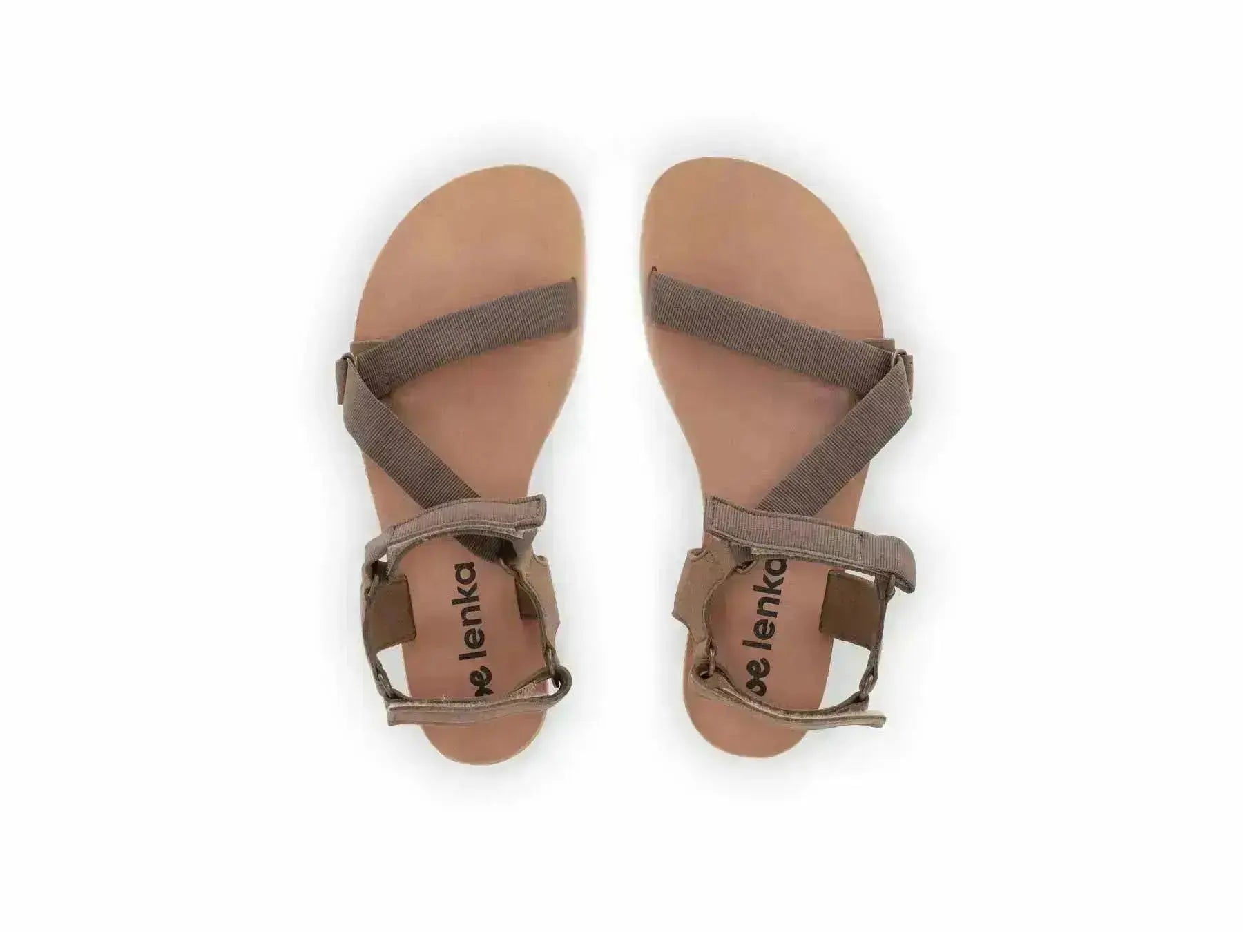 Be Lenka - Flexi Olive Green - Sandalias barefoot verde olivo para mujer