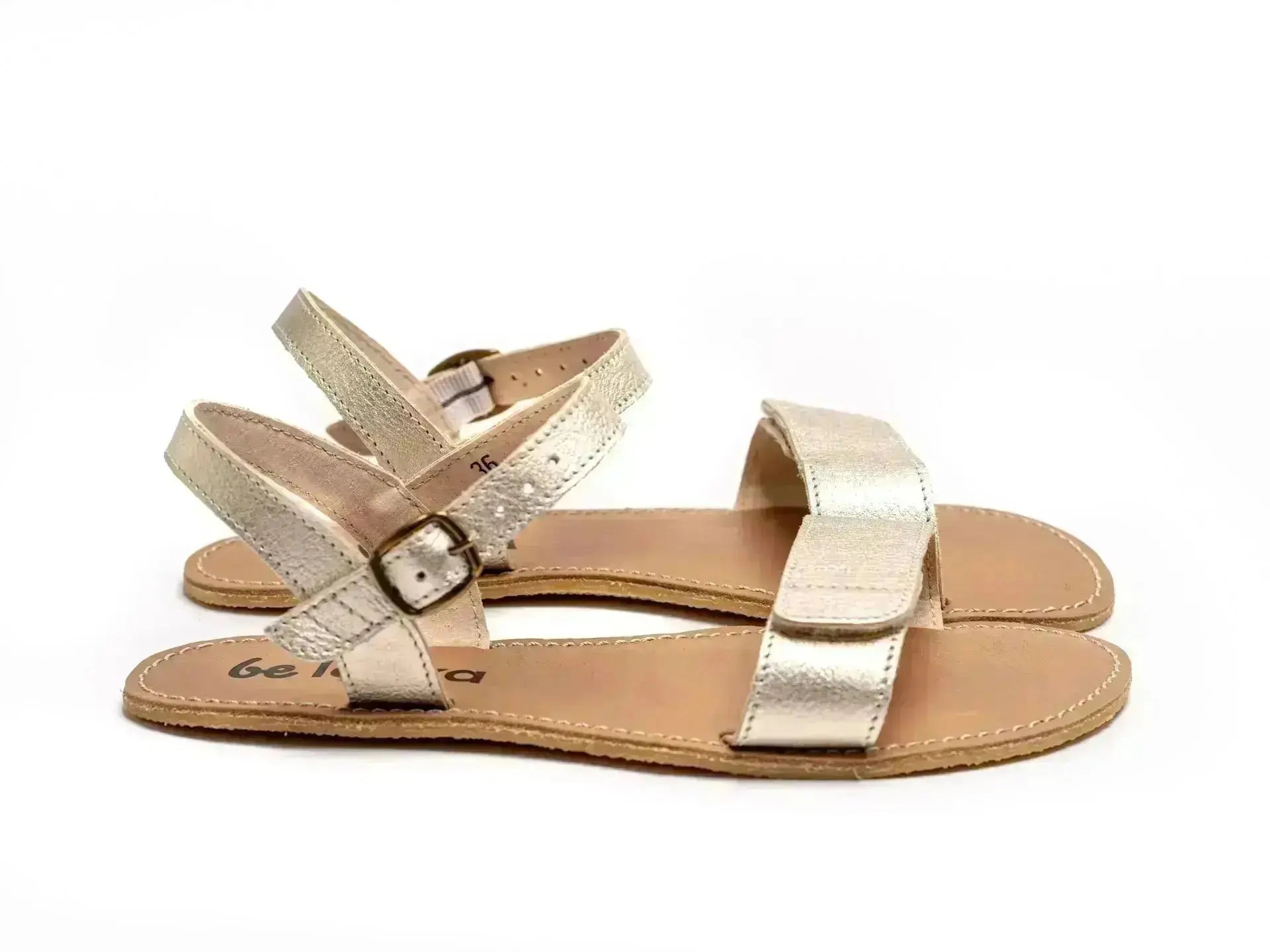 Be Lenka Grace Gold - Sandalias barefoot doradas para mujer