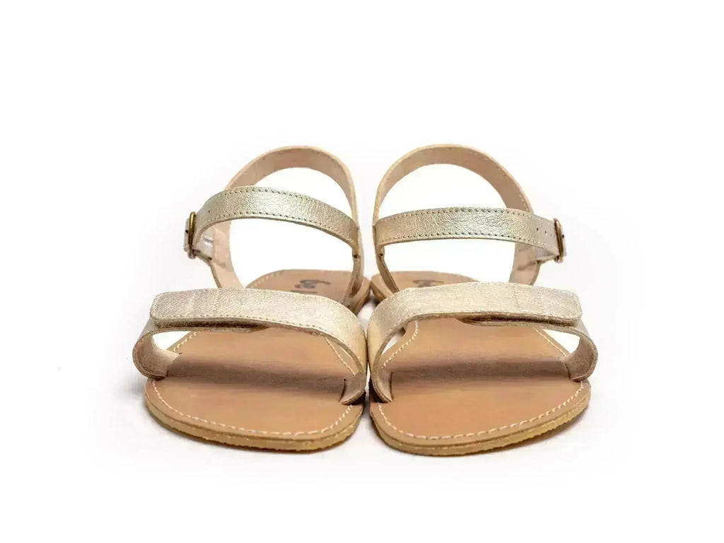 Be Lenka Grace Gold - Sandalias barefoot doradas para mujer