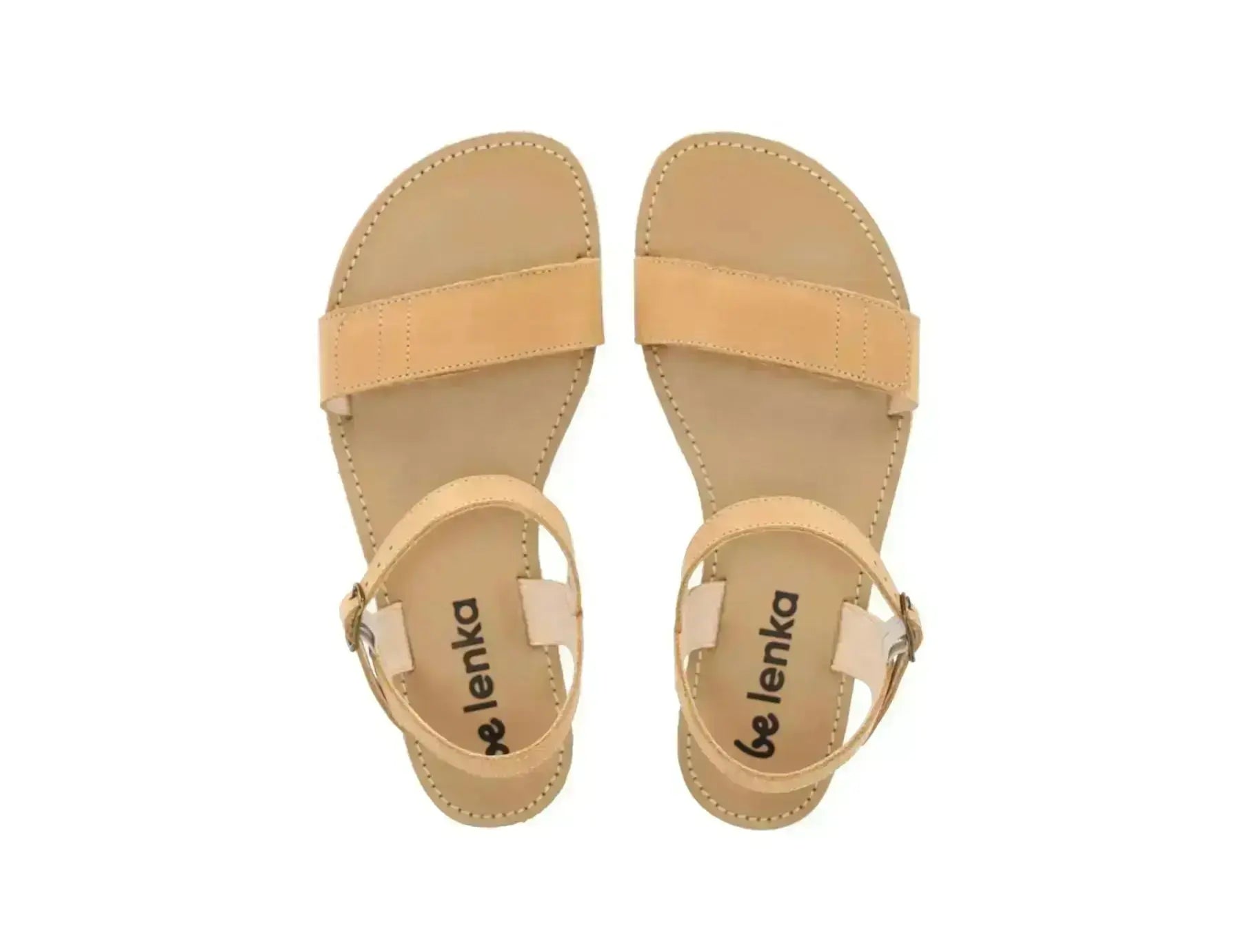 Be Lenka Grace Sand - Sandalias barefoot beige para mujer