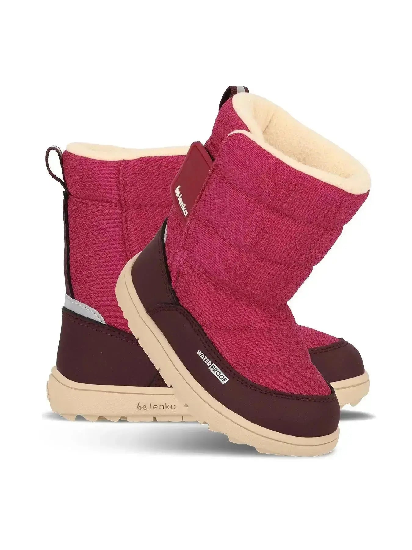 Be Lenka Kids - Ailo Preschool Berry - Bottes de neige minimalistes