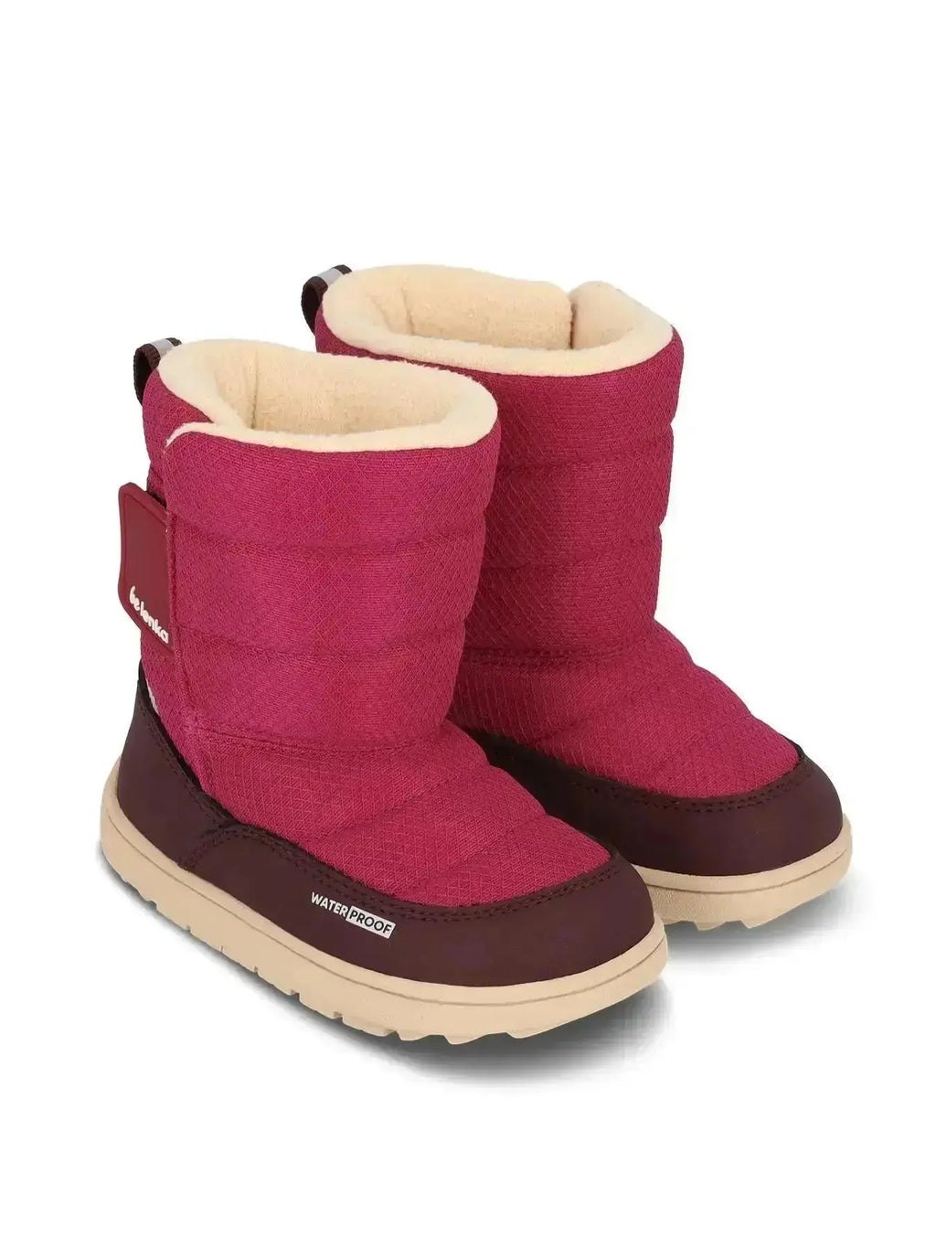 Be Lenka Kids - Ailo Preschool Berry - Botas de nieve respetuosas primeros pasos cereza