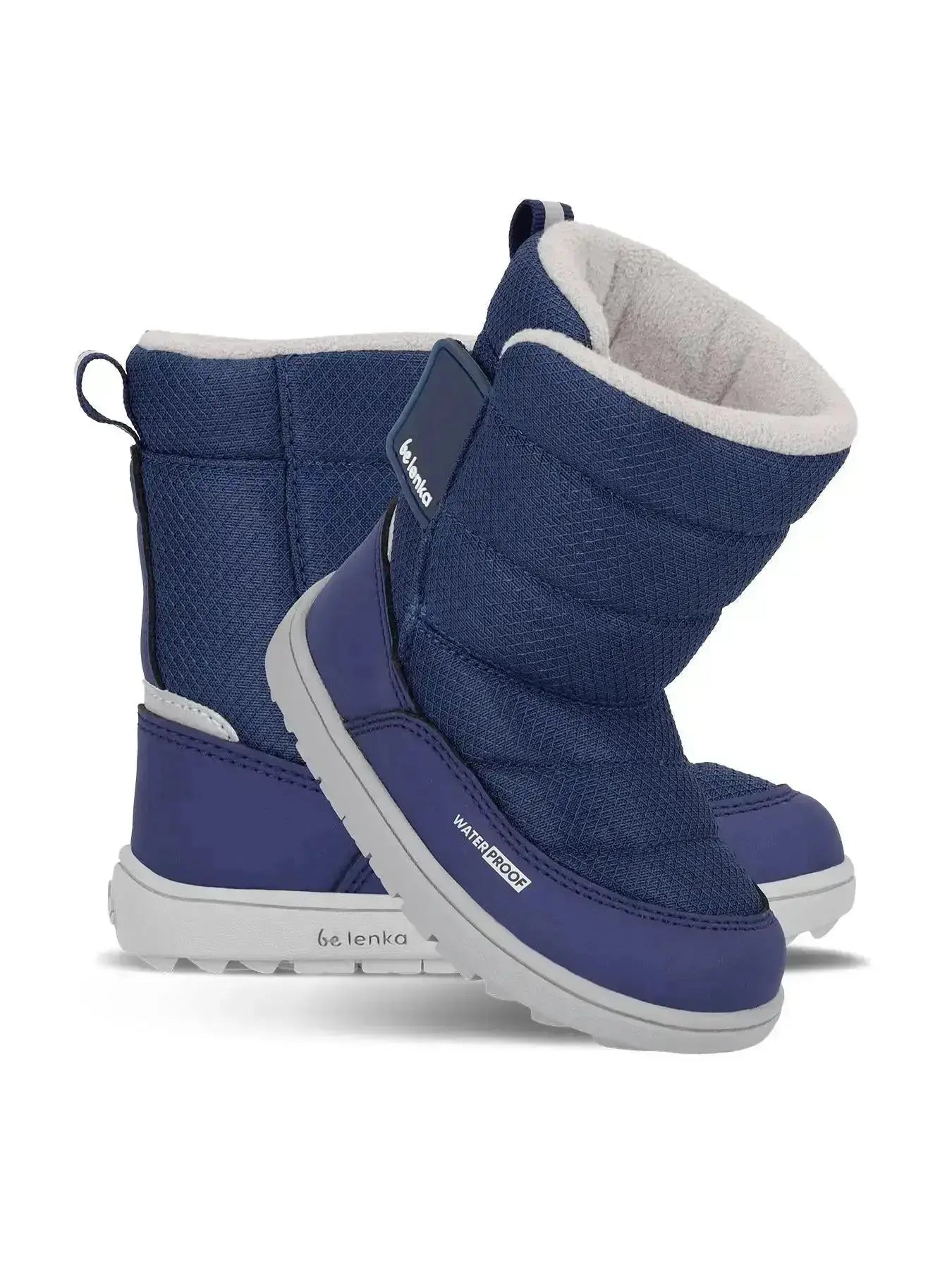 Be Lenka Kids - Ailo Preschool Bleu Foncé - Bottes de neige barefoot
