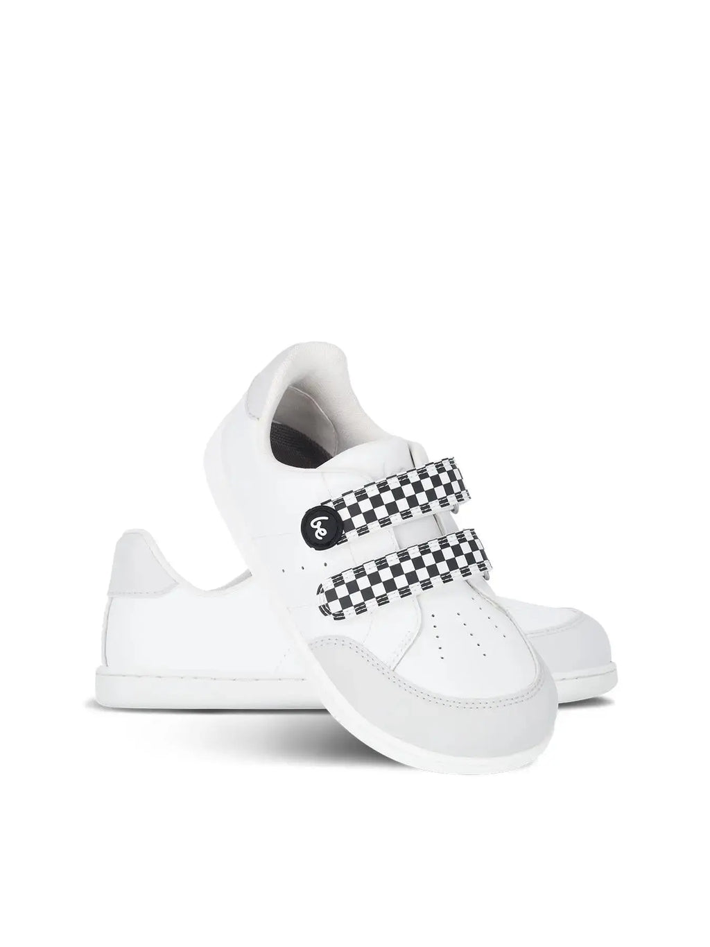 Be Lenka Kids - Energise White & Checkerboard - Chaussures barefoot