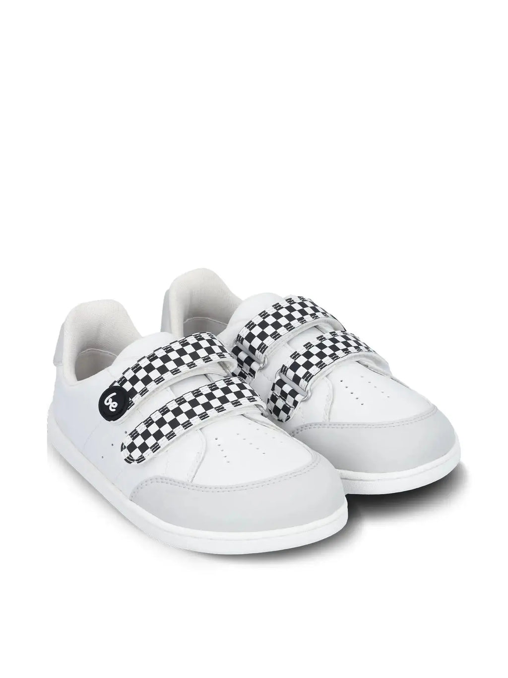 Be Lenka Kids - Energise White & Checkerboard - Chaussures barefoot