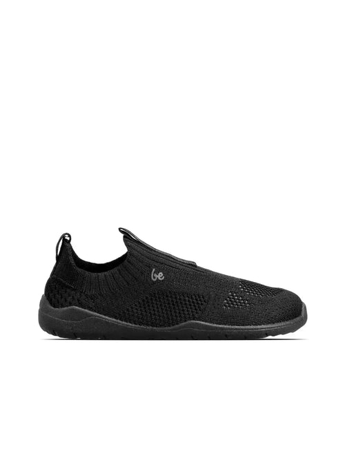 Be Lenka Kids - Luppo Tout Noir - Chaussures minimalistes à enfiler