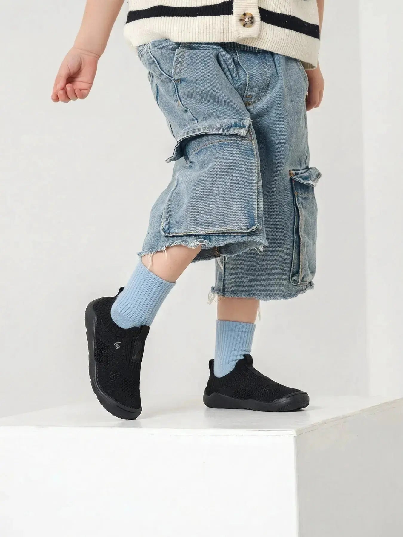 Be Lenka Kids - Luppo Preschool All Black - Slip-on barefoot