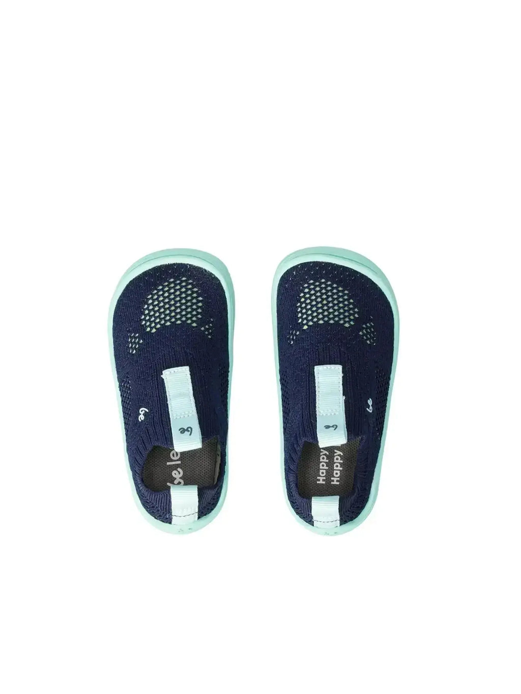Be Lenka Kids - Luppo Preschool Blue & Aqua - Slip-on respetuosas primeros pasos azules