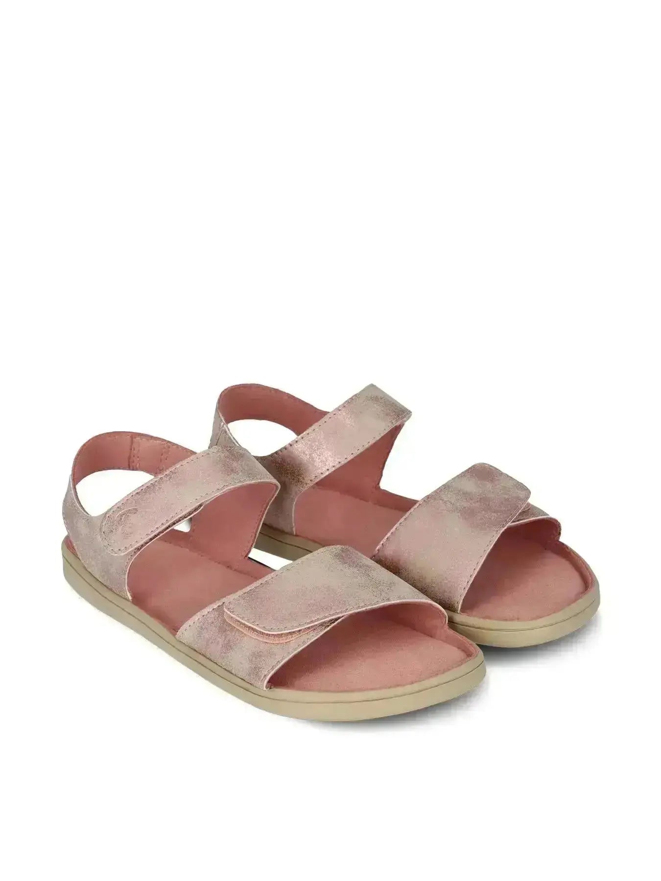 Be Lenka Kids - Miami Junior Coral Sparkle - Sandalias barefoot infantiles rosa